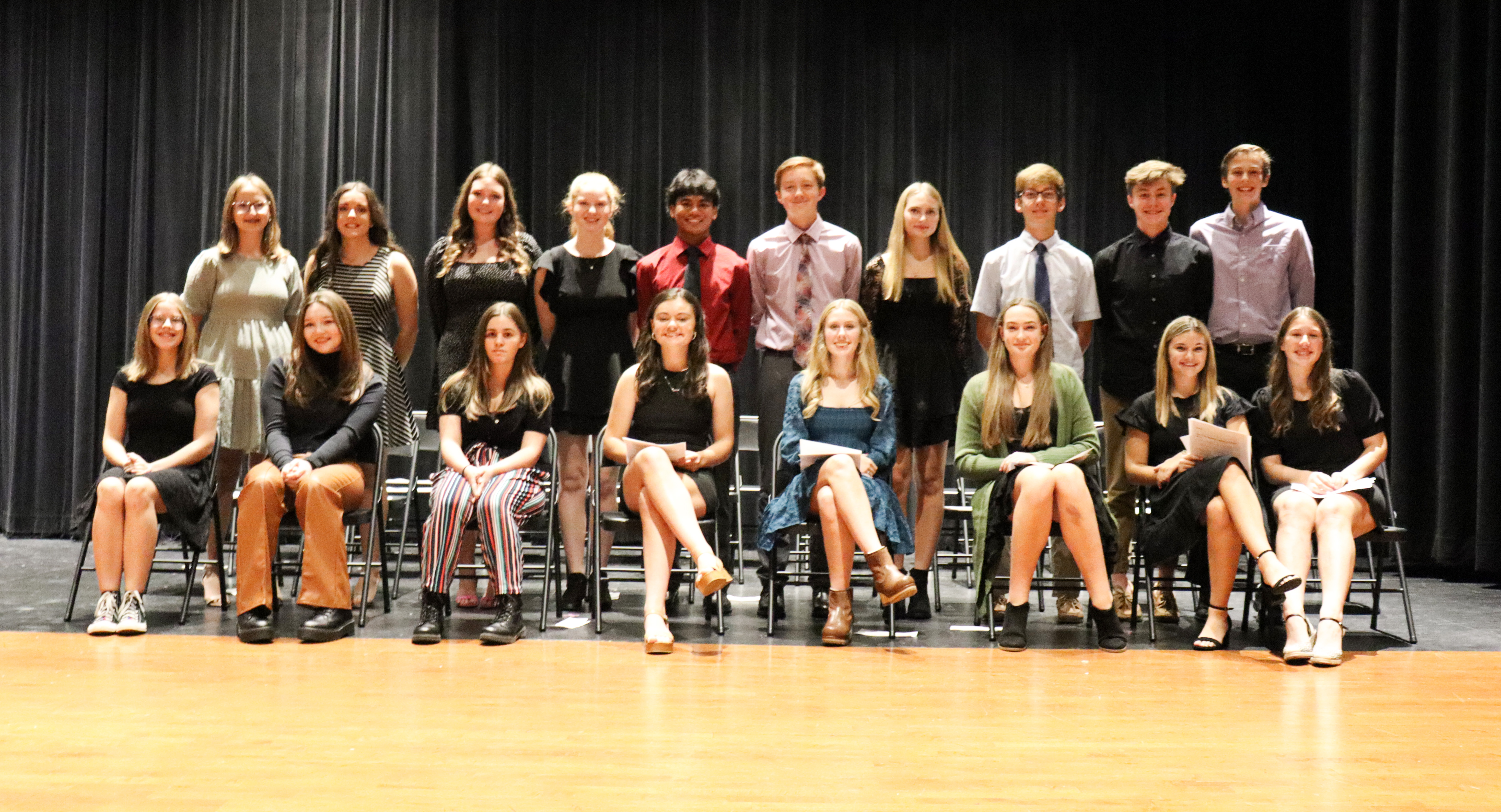 Union Springs Inducts 18 Students into National Honor Society